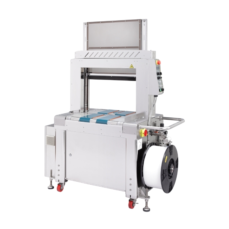 Transpak Fully Automatic Strapping Machine With Press (Stainless Steel) TP-702 BPS 